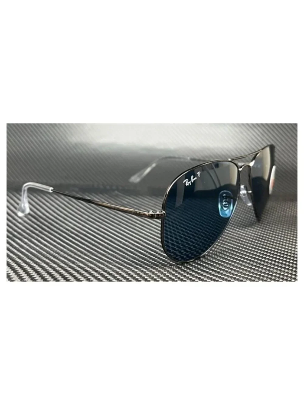 New Ray Ban Men  Gunmetal Sunglasses  62- 14- 140